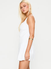 Songs Of Summer Mini Dress White