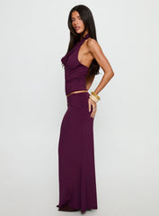 Vanecia Maxi Skirt Purple