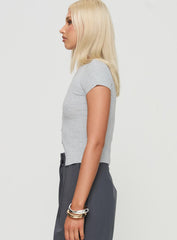 Suzu Knit Top Grey