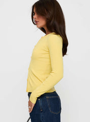 Lauraine Cardigan Lemon