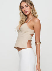 Candid Top Beige