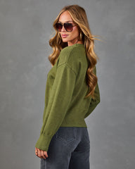 Sunday Social Ribbed Knit Sweater
