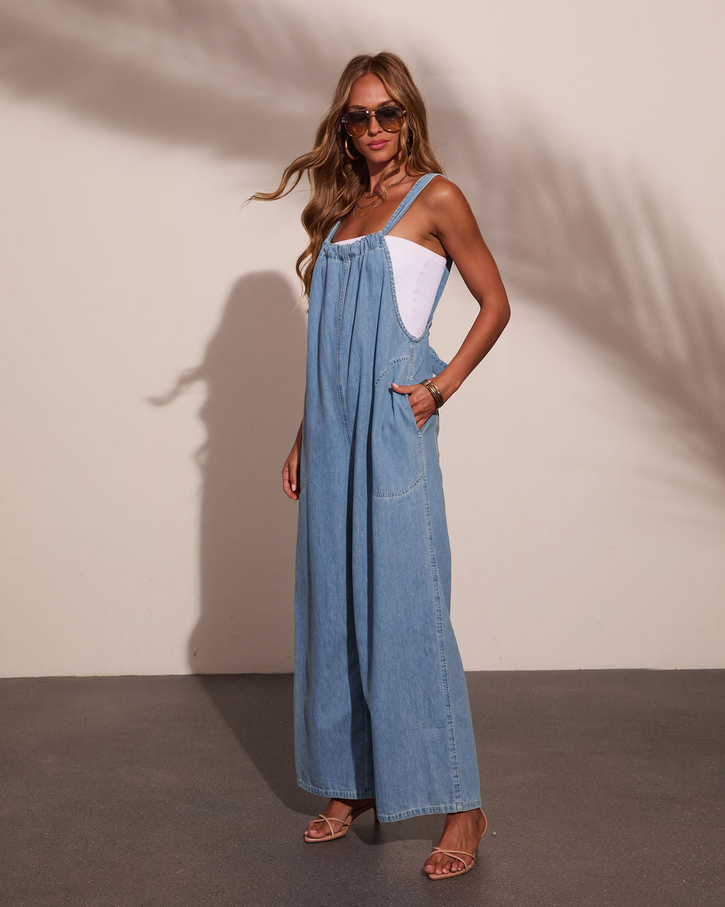 Isidore Relaxed Denim Overalls