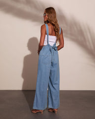 Isidore Relaxed Denim Overalls