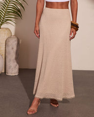 Open Coast Knit Maxi Skirt