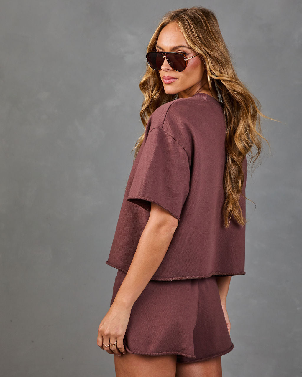 Cozy Atelier Terry Short Sleeve Top