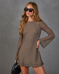 Paulette Plaid Mini Dress