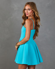 Brunch Darling Pleated Mini Dress