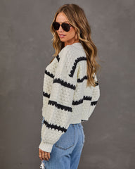 Kyra Striped Knit Sweater
