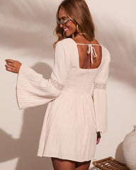 Quiet Mornings Cotton Mini Dress