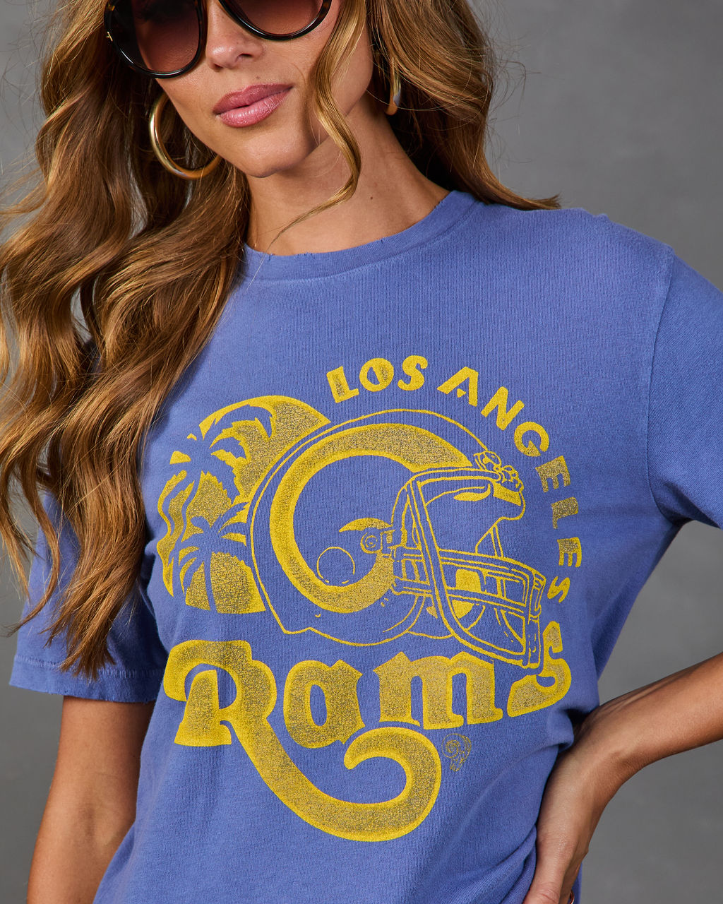 Los Angeles Rams Cotton Short Sleeve Graphic Tee