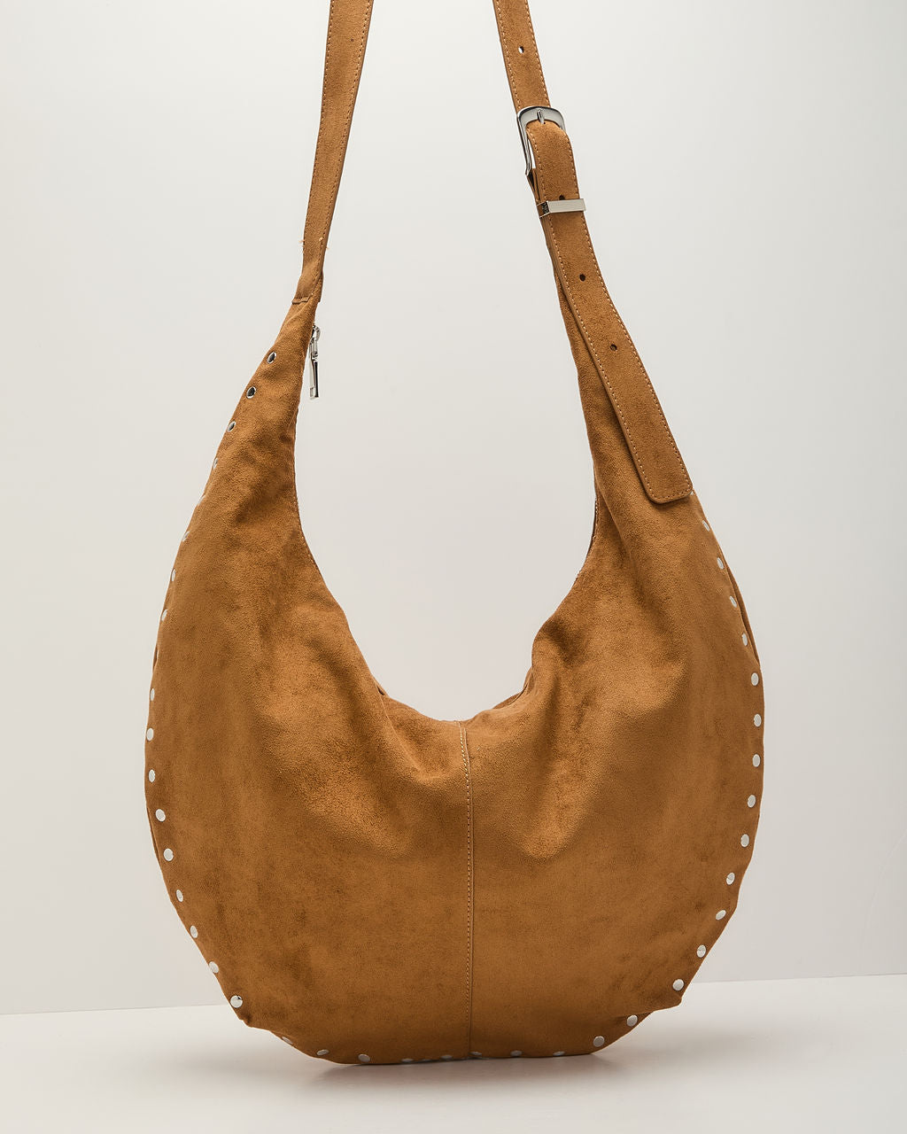 Reese Faux Suede Shoulder Bag