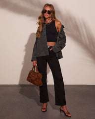 Stay Awhile Denim Jacket