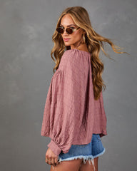 Moonlit Rose Neck Tie Blouse