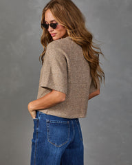Sofie Knit Short Sleeve Sweater