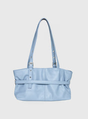 Sabyna Buckle Shoulder Bag Blue