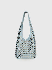 In The Crowd Shoulder Bag Blue / Silver