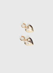 Giabella Heart Earrings Gold