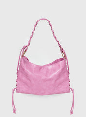 Amadea Tie Detail Shoulder Bag Pink