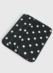 Kiss Of Life Cardholder Black Polka