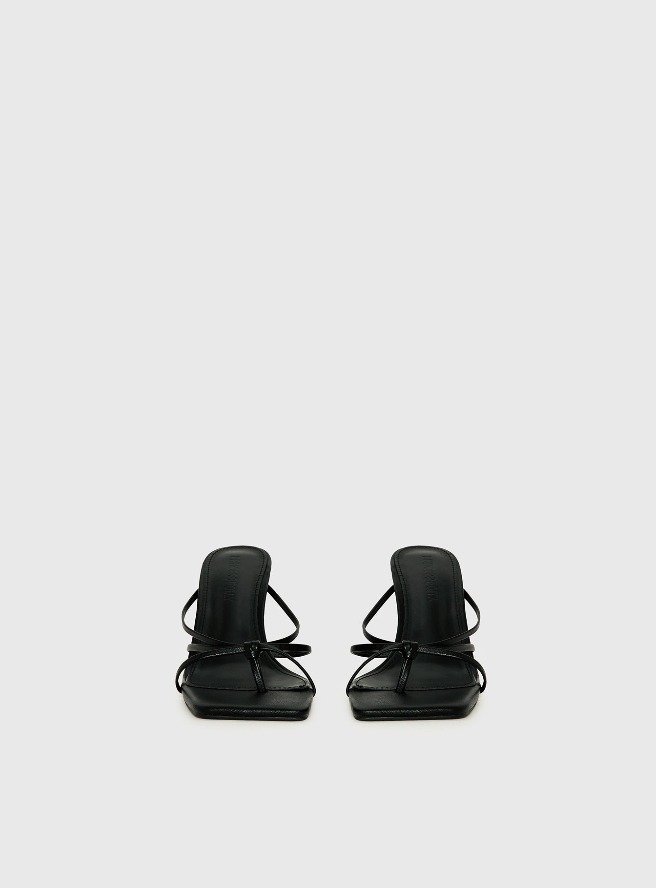 Evena Strappy Heels Black
