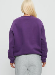 NYU Offside Crewneck Sweatshirt Purple