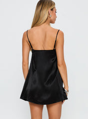 Apple Cider Mini Dress Black