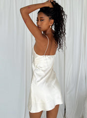 Marilyn Mini Dress Champagne