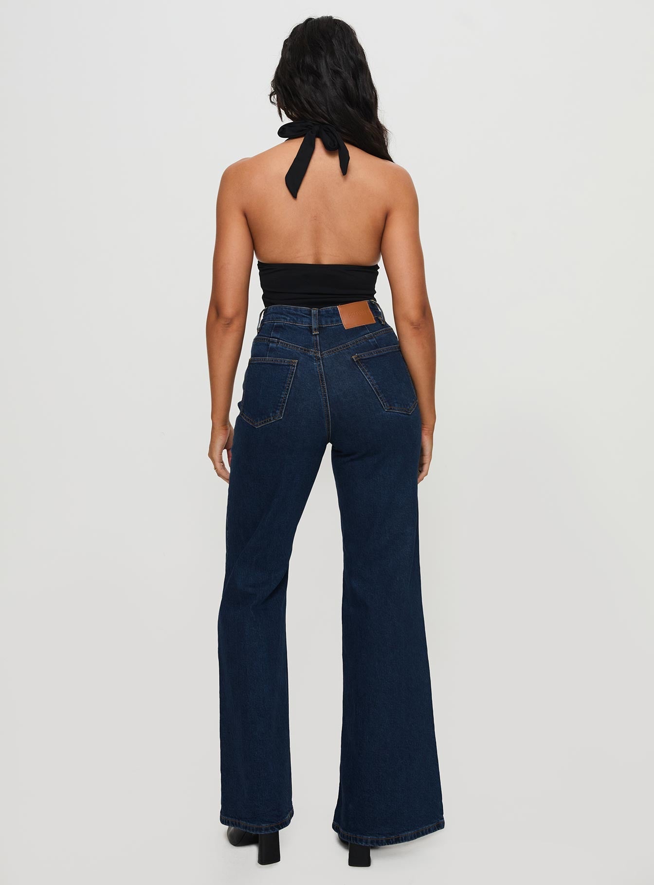 Thearlie High Flare Jean Dark Wash