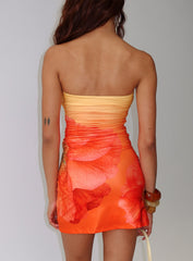Maizee Strapless Mini Dress Multi