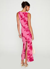 Fionna Floral Maxi Dress Pink