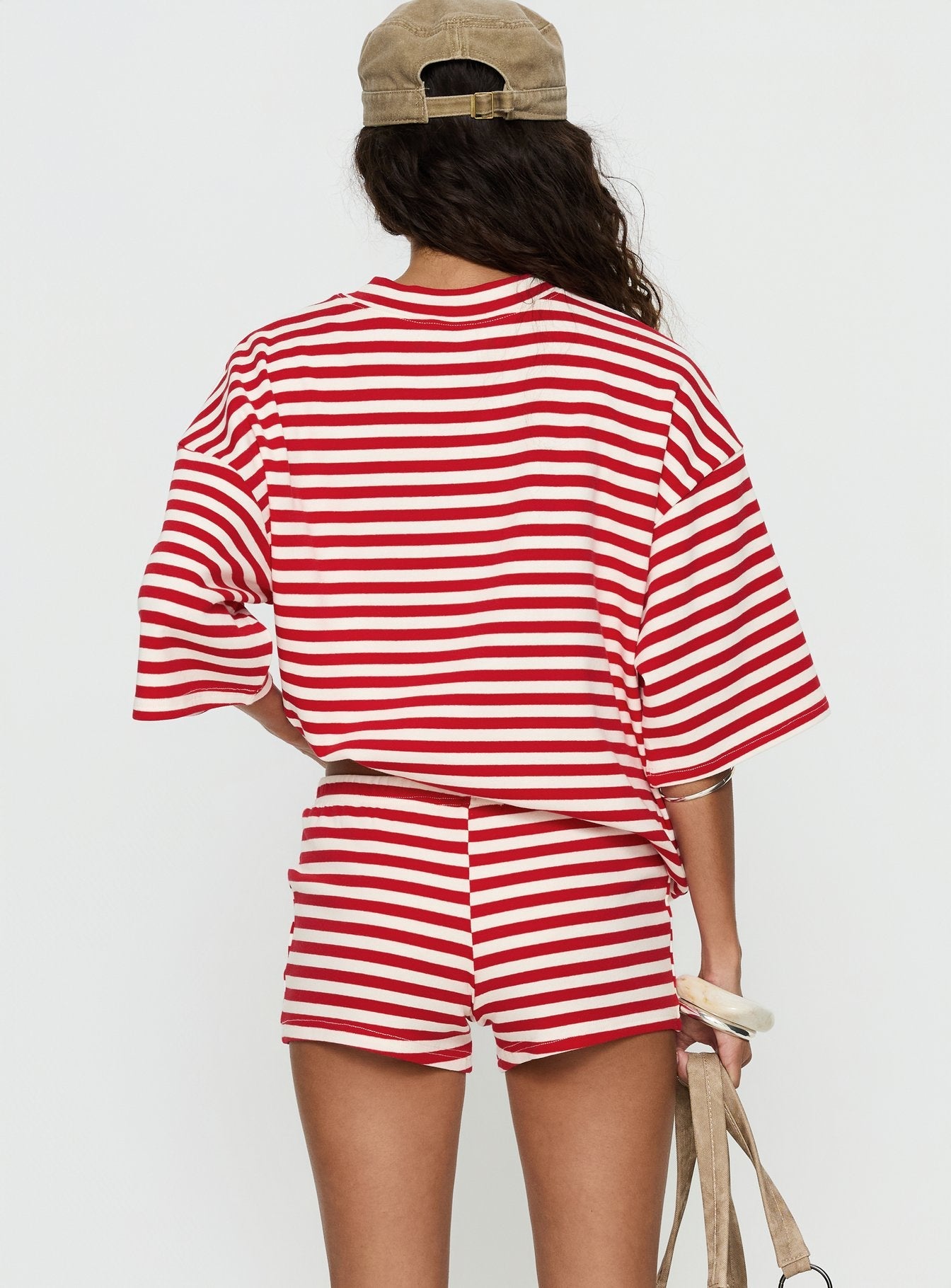 Bryanne Shorts Red Stripe