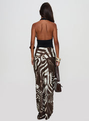 Rowana Maxi Skirt Multi