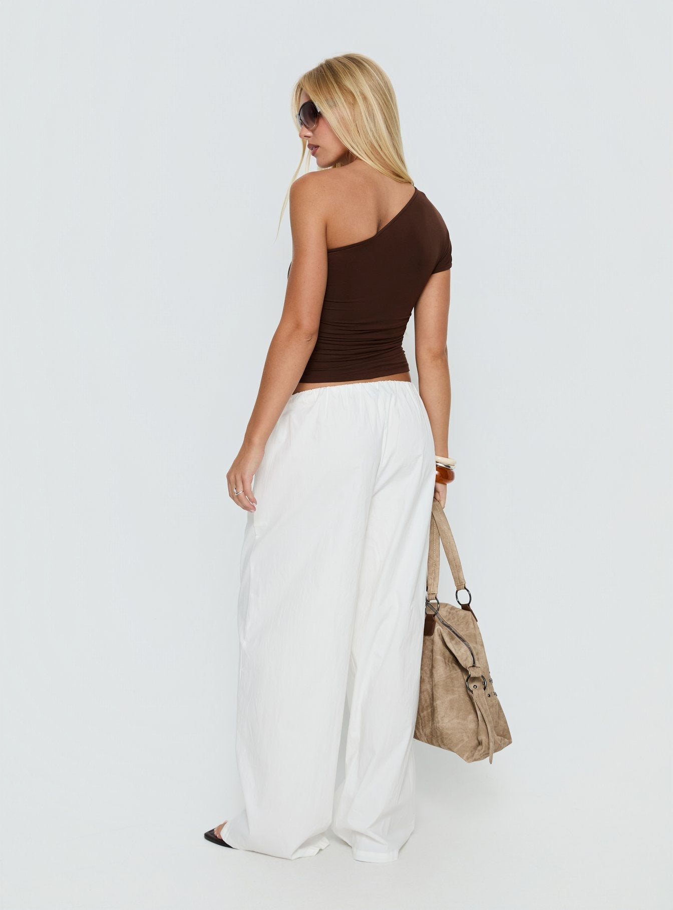 Lunea Concealed Waistband Pants White