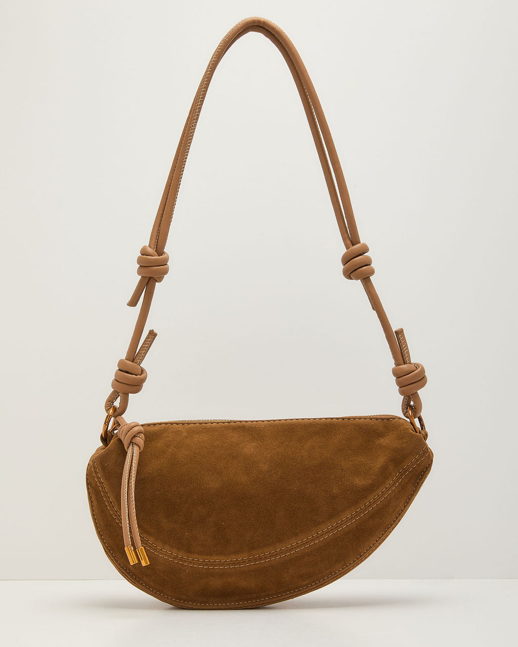 Wendell Faux Suede Shoulder Bag