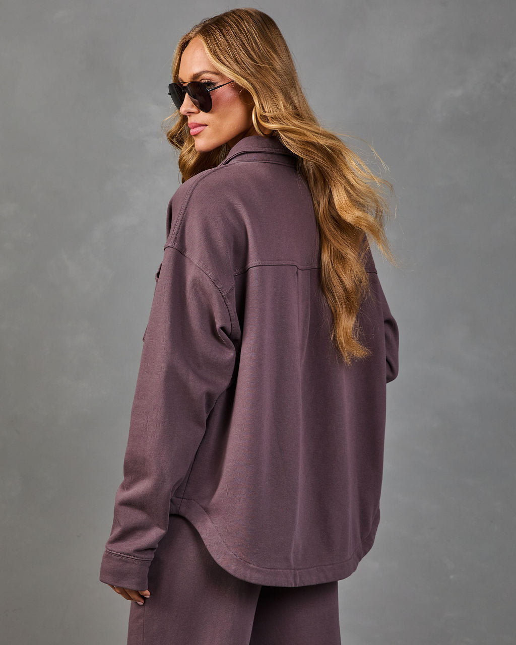 Quiet Edition Long Sleeve Button Down Top