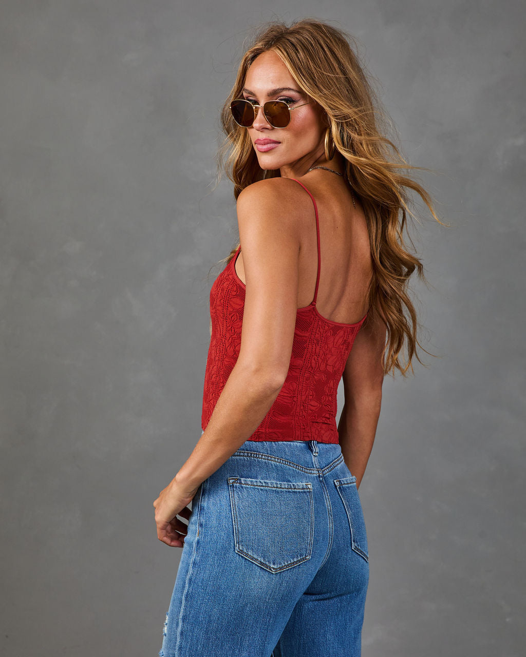 Motion Muse Seamless Knit Cropped Cami