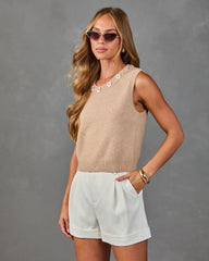 Juliana Knit Floral Tank Top