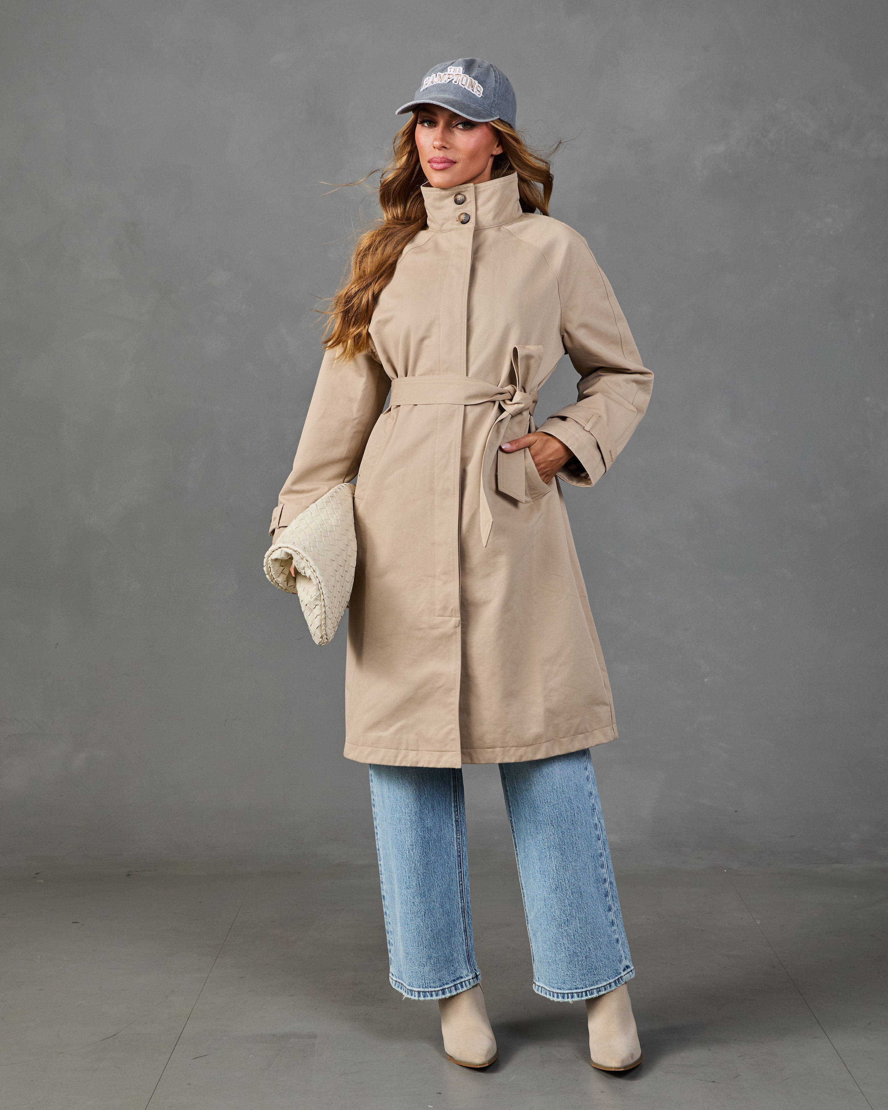 Daily Icon Waist Tie Trench Coat