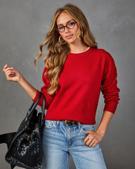 Next Chapter Ribbed Knit Sweater
