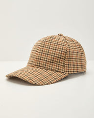 Autumn Calling Plaid Houndstooth Baseball Cap