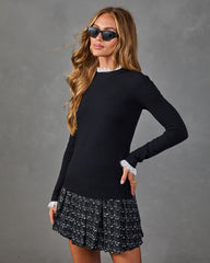 Sweet Archive Lace Trim Sweater