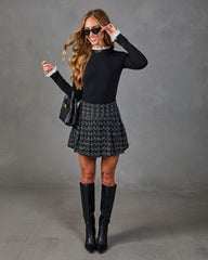 Sweet Archive Lace Trim Sweater