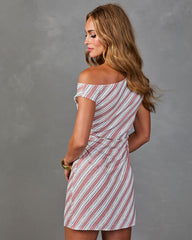 Charm Society Striped Mini Dress