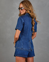 Daybreak Society Denim Blazer