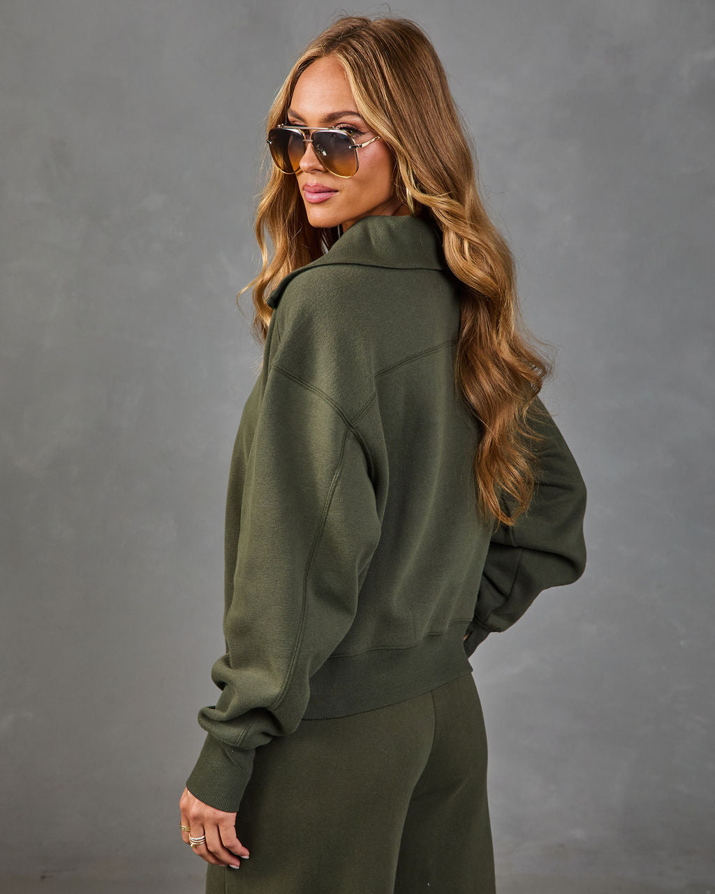 Pace Theory Fleece Half Zip Sweatshirt