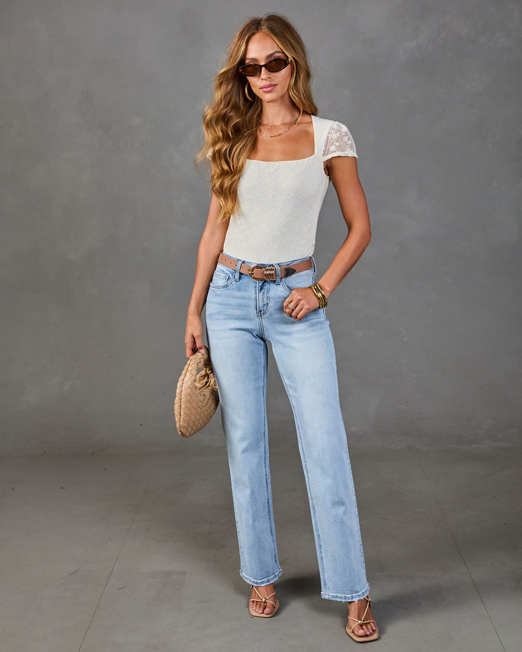 Maison Fleur Floral Lace Top