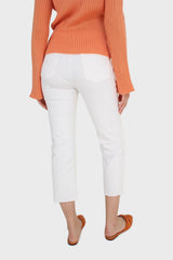 White cut bottom boyfriend jeans - 2005