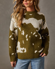 Junie Knit Abstract Sweater