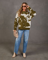 Junie Knit Abstract Sweater